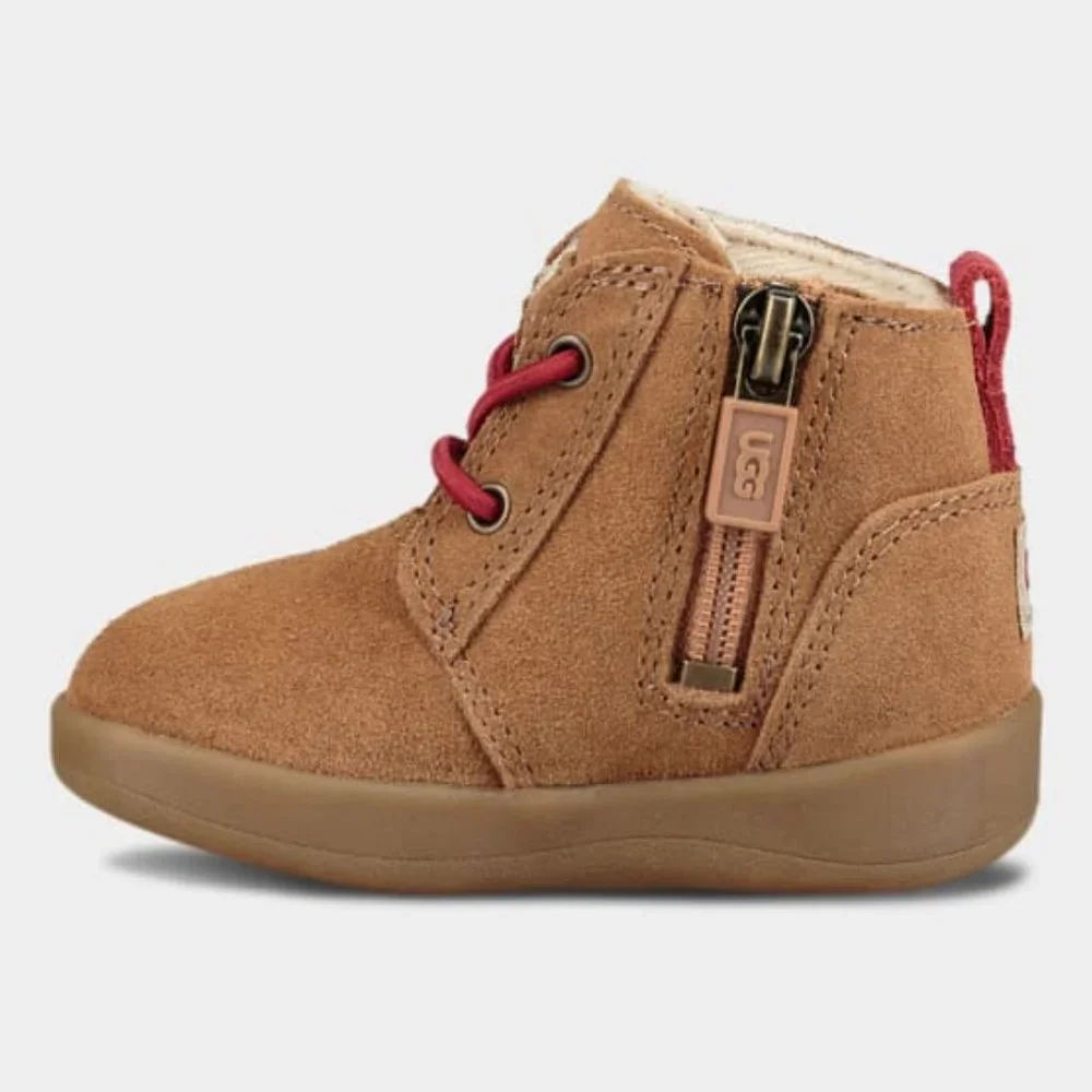 NIB UGG‎ INFANT KRISTJAN CHUKKA SUEDE CHESTNUT BOOTS BOOTIES